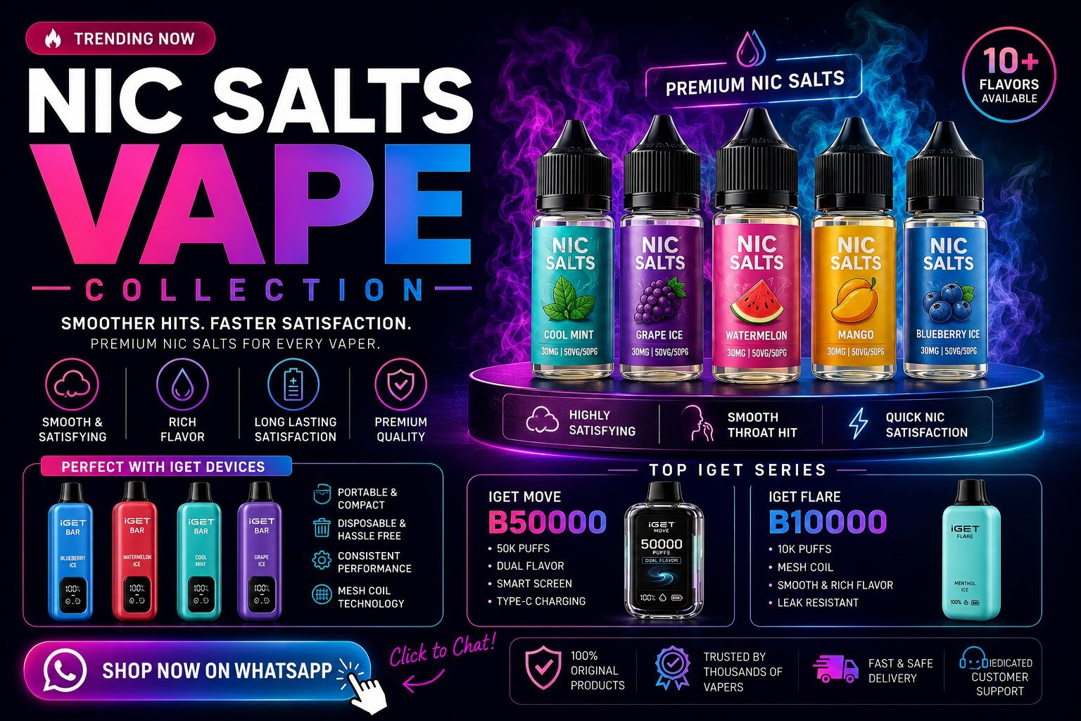 Most Popular Nic Salts - My Store
