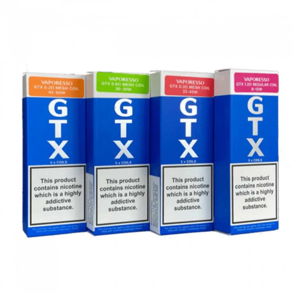 Vaporesso GTX Replacement Coil Series (5-Pack) - Vape Shop Chennai