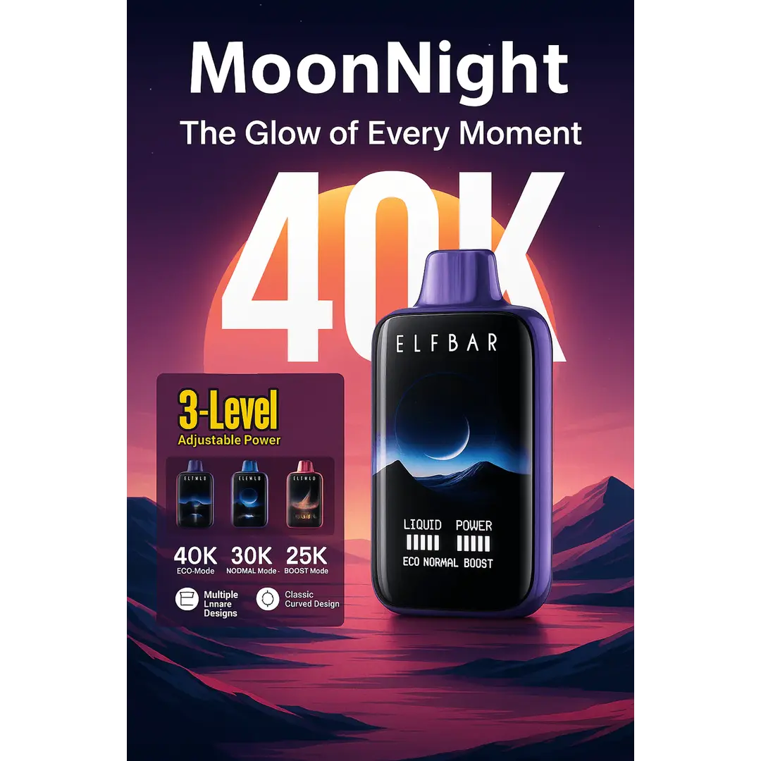 Elfbar Moon Night 40k – Mango Peach Watermelon - Vape Shop Chennai