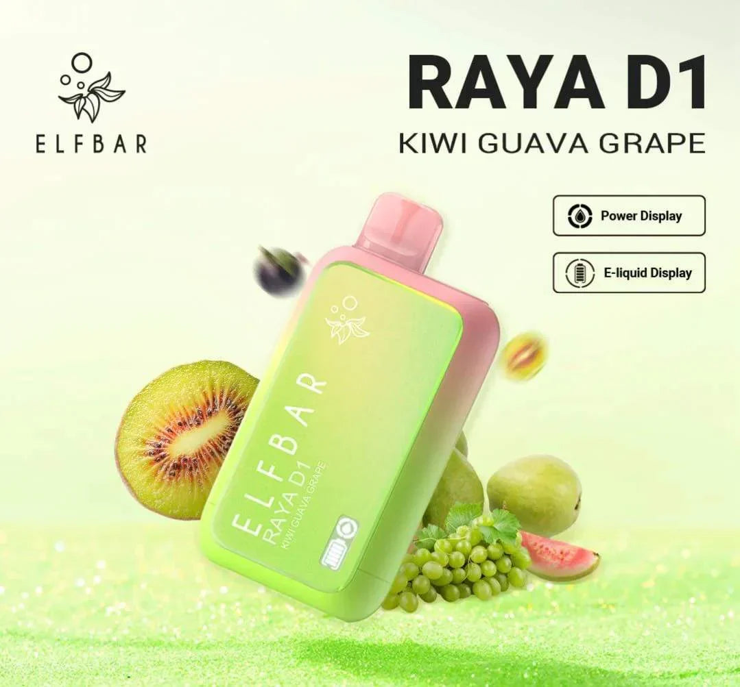 Elf Bar Raya D1 – Kiwi Guava Grape 13K | Premium Disposable Vape in Chennai