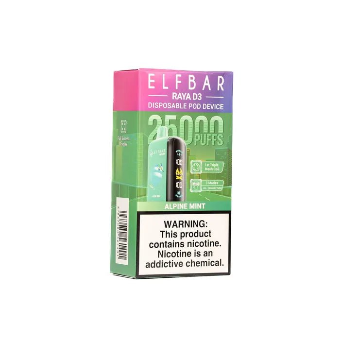 Elf Bar Raya D3 – Alpine Mint – 25000 - Vape Shop Chennai - My Store