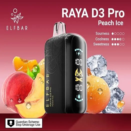 Elf bar Raya d3 pro -30k Peach ice - Vape Shop Chennai - My Store