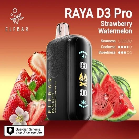 Elf Bar Raya D3 Pro – Strawberry Watermelon - Vape Shop Chennai - My Store