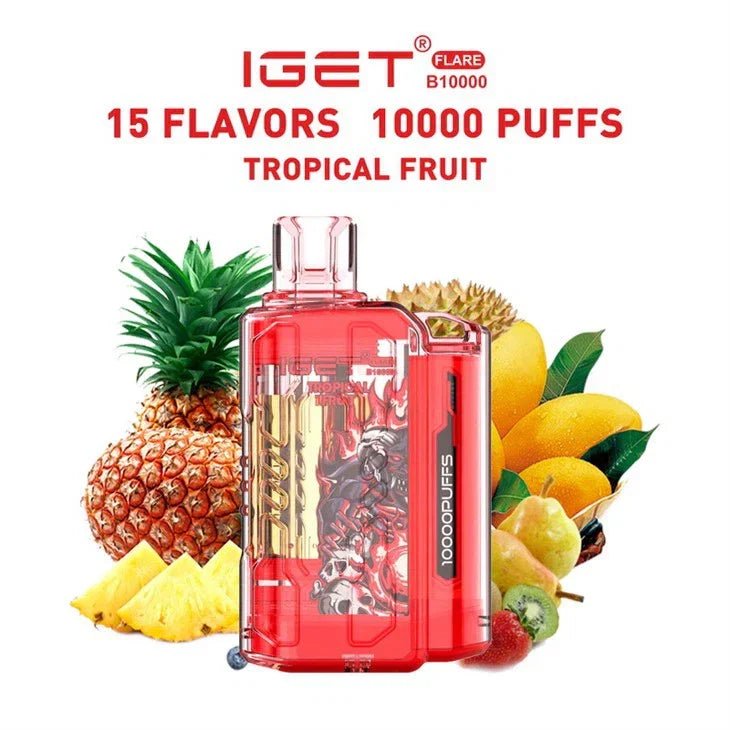 IGET FLARE B10000 – Tropical Fruit - Vape Shop Chennai - My Store