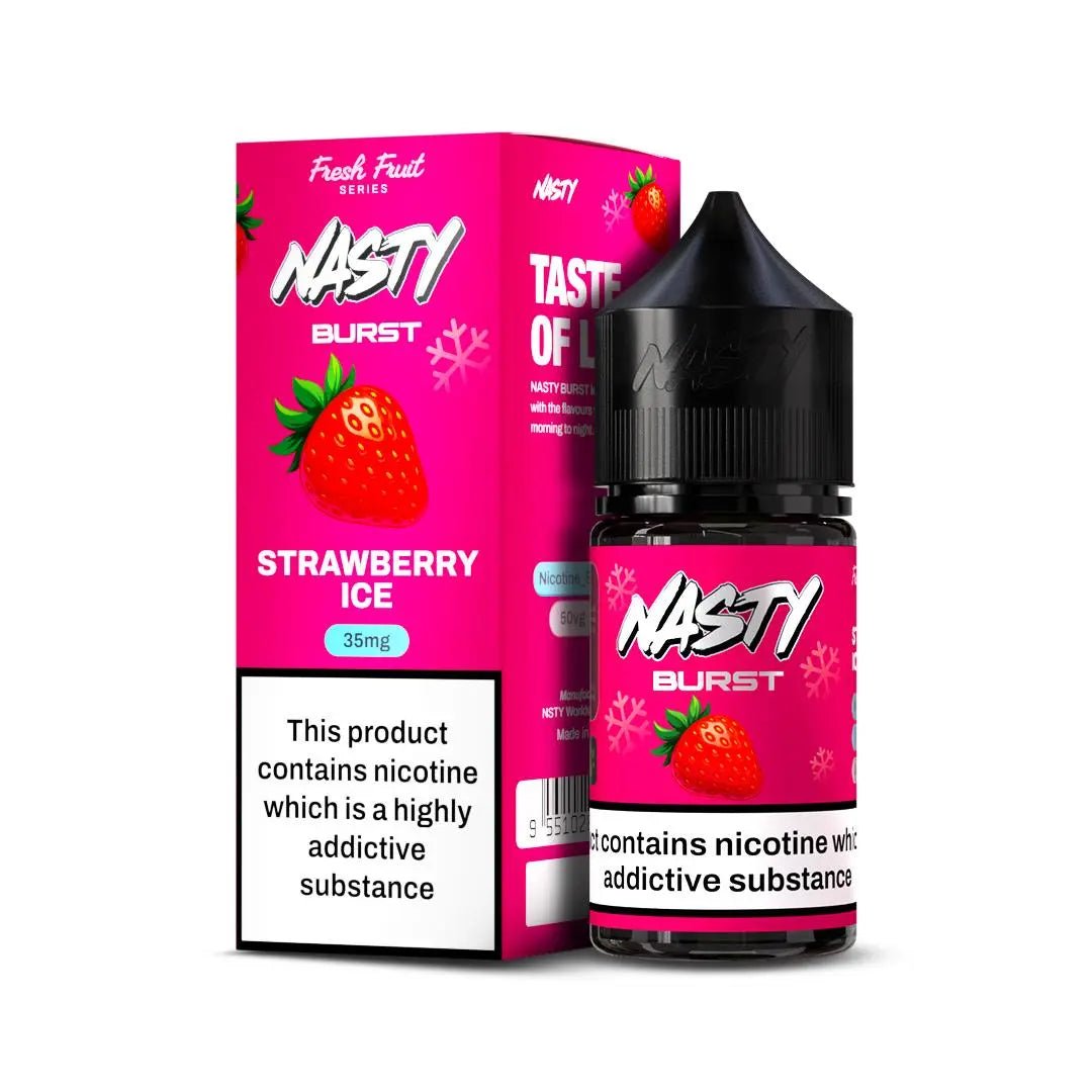 Nasty Burst Nic salts – Strawberry ice - Vape Shop Chennai - My Store